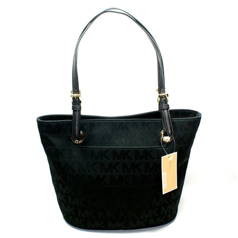 michael kors signature purse|michael kors black signature handbag.